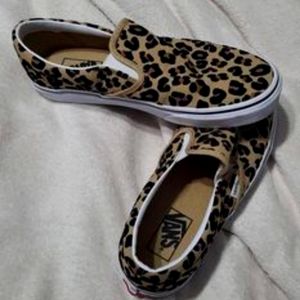 Leopard Print Vans W 10